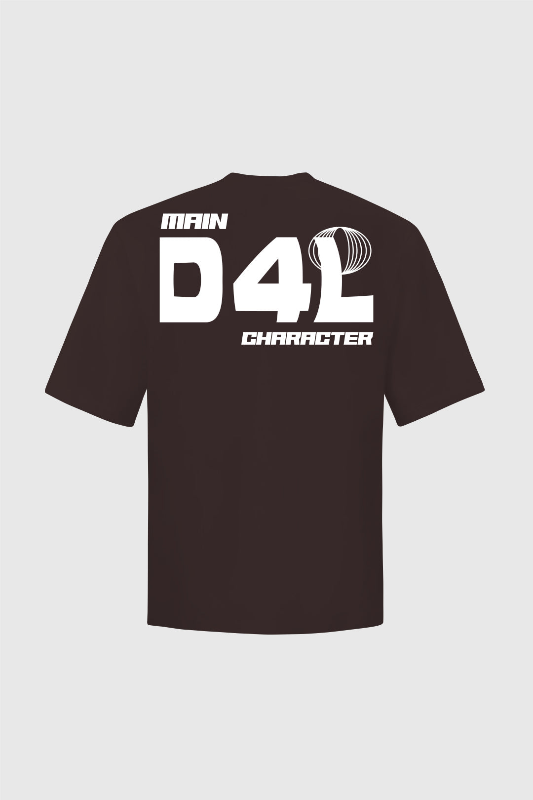 Future Heavyweight Oversized Brown T-Shirt Main Character