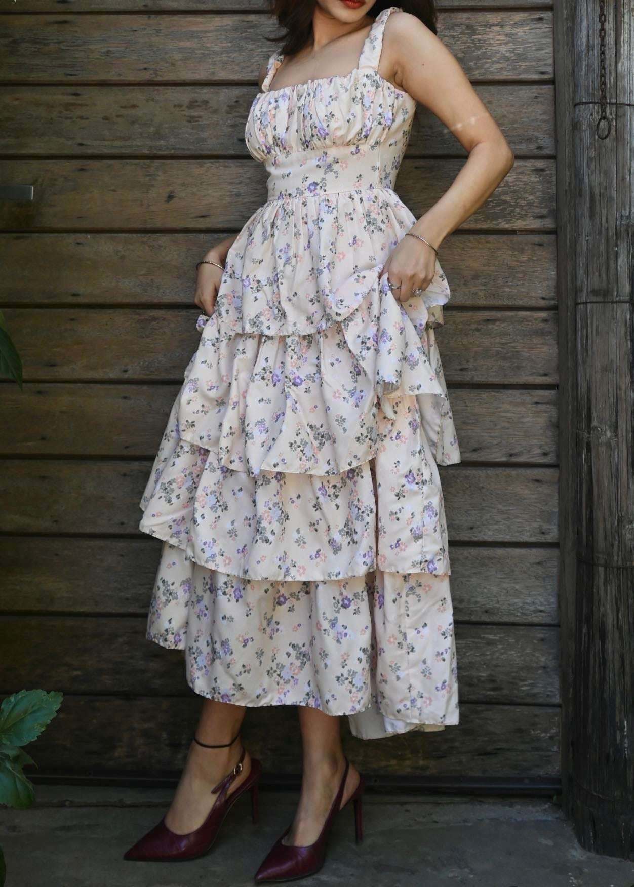 Floral Ruffle Dress