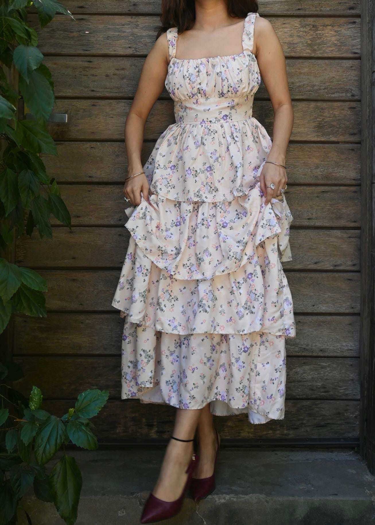 Floral Ruffle Dress