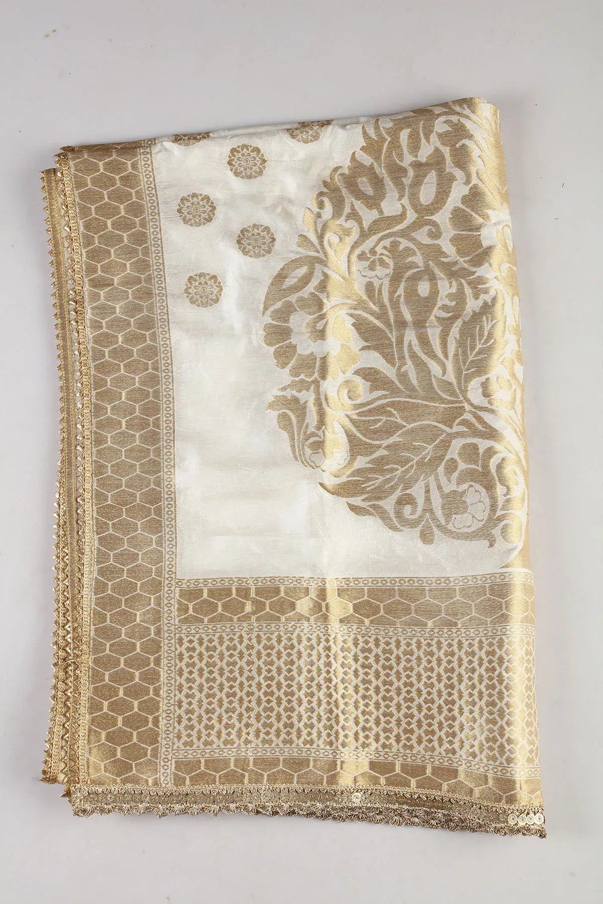 White Embroider Dupatta