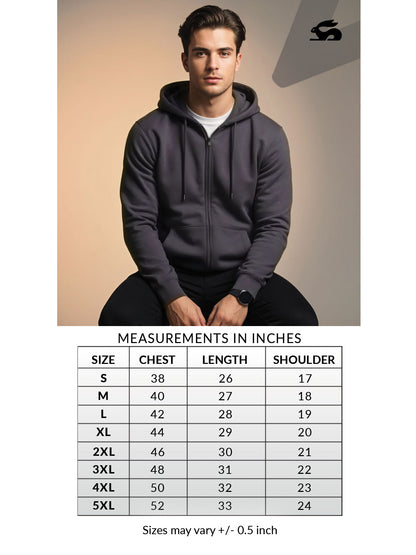 Men’s Regular Fit Zip-Up Hoodie