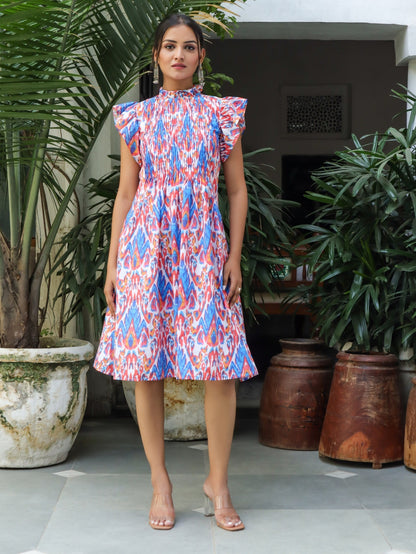 Jolene Ikkat Dress