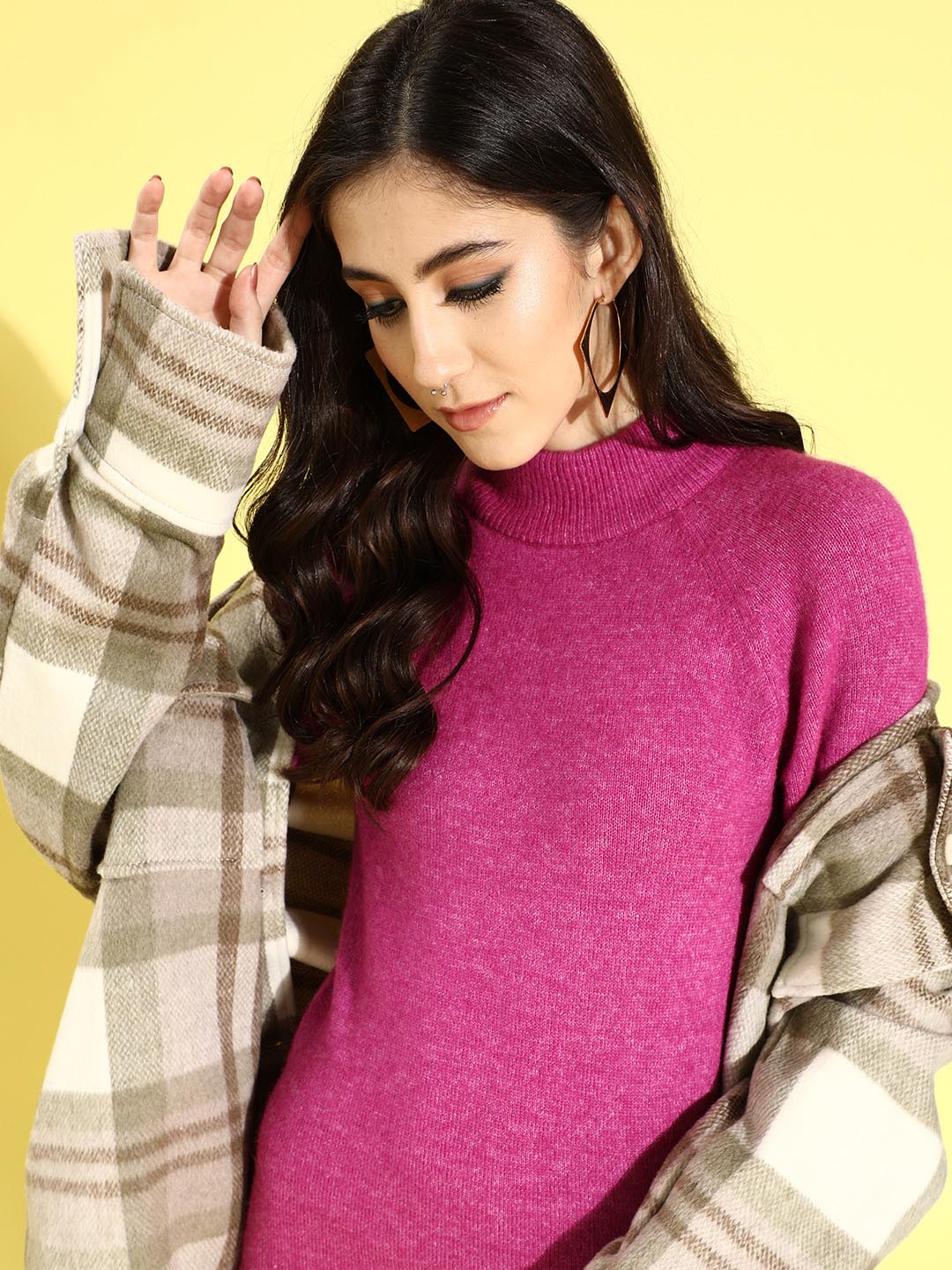 Acrylic Sweater Dress