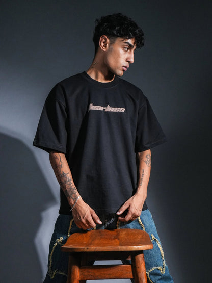 Unisex Fearless Tiger Print Oversized T-Shirt
