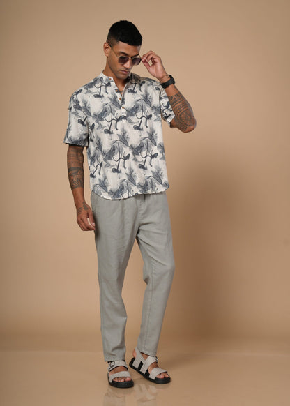 Blue Petals Resort Shirt