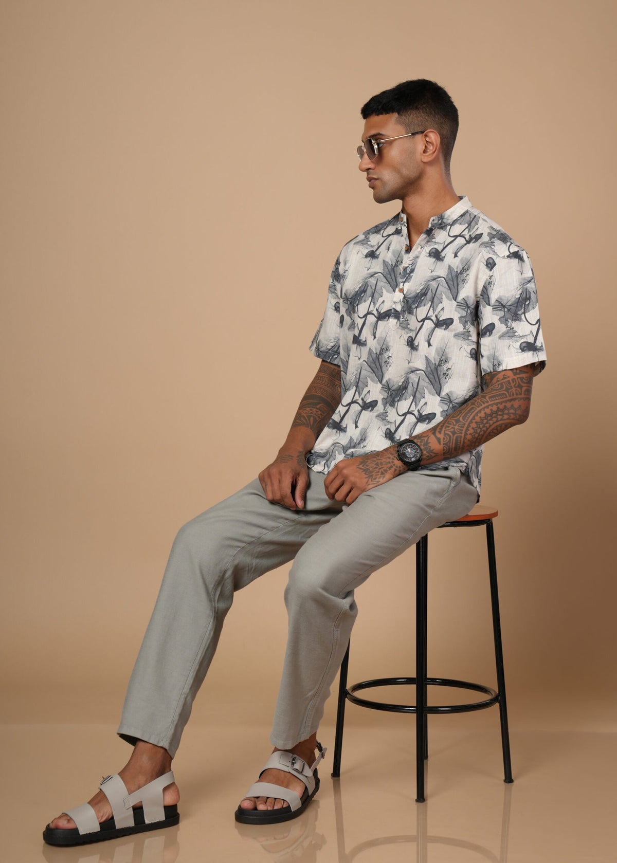 Blue Petals Resort Shirt