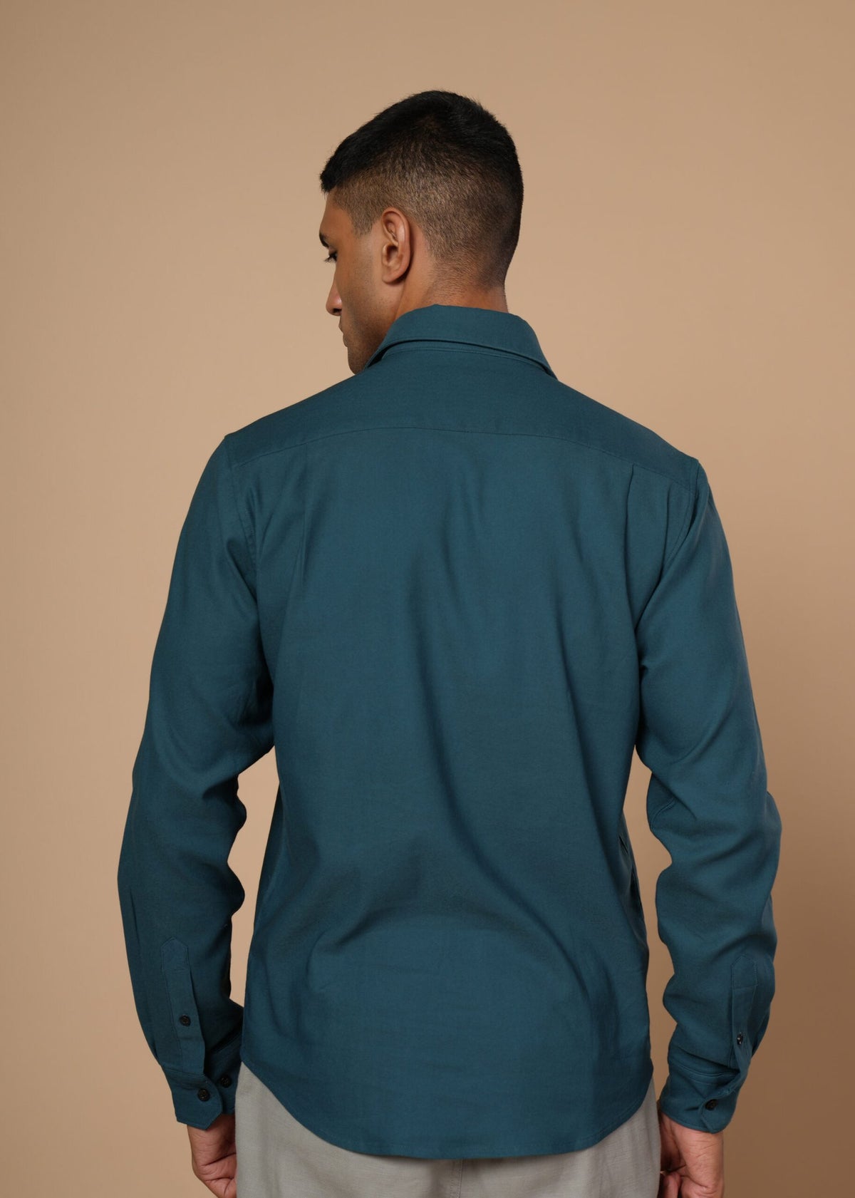 Men’s Shirt - Earthy Pastel - Teal