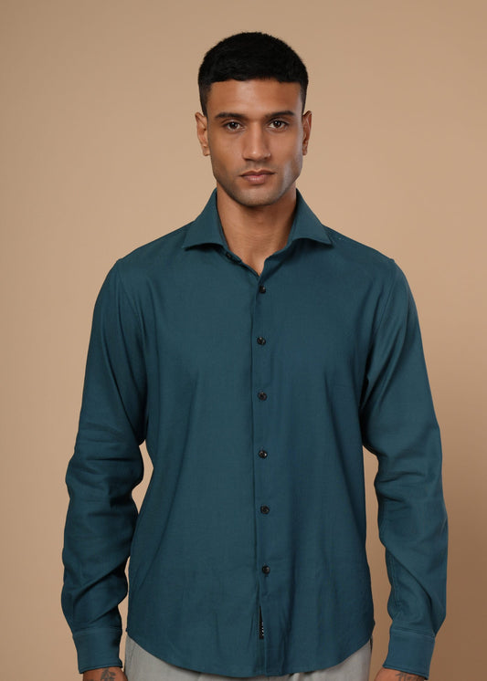 Men’s Shirt - Earthy Pastel - Teal