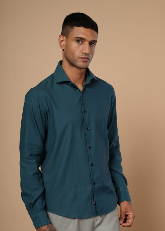 Men’s Shirt - Earthy Pastel - Teal