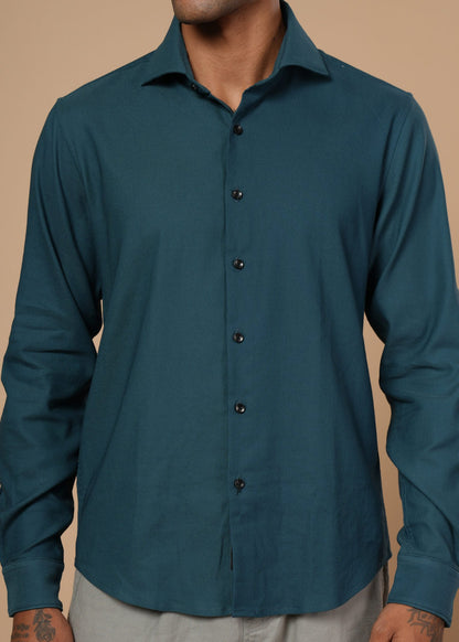 Men’s Shirt - Earthy Pastel - Teal