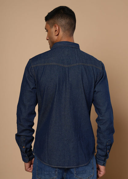 Vintage Denim Shirt - Macho Blue