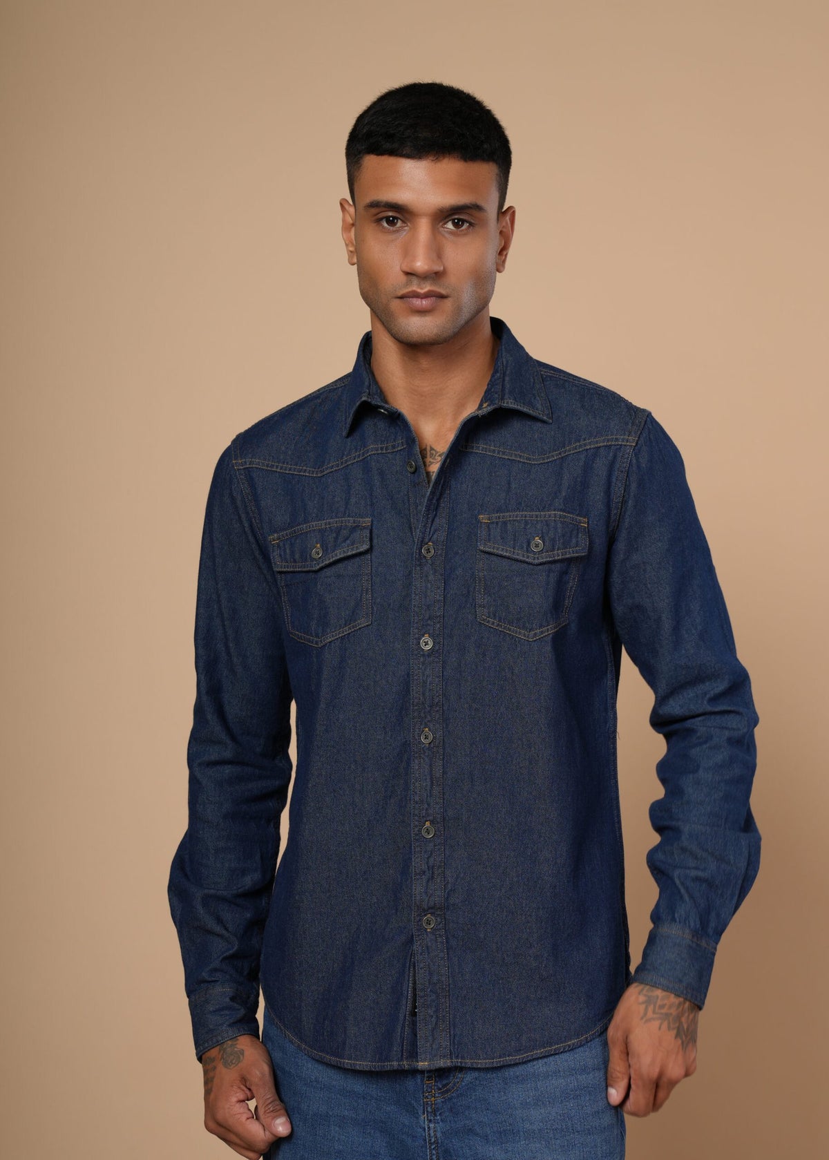 Vintage Denim Shirt - Macho Blue