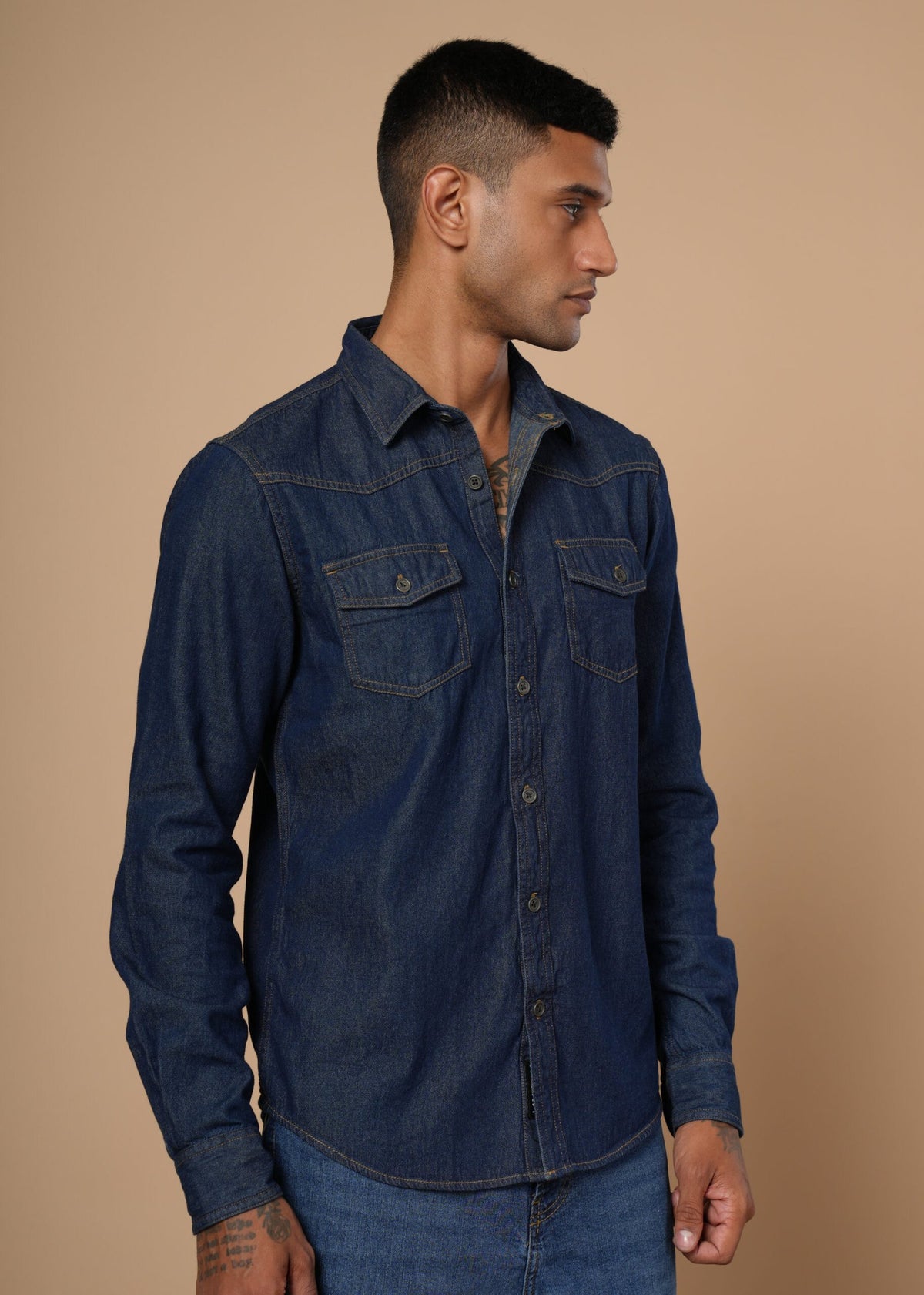 Vintage Denim Shirt - Macho Blue