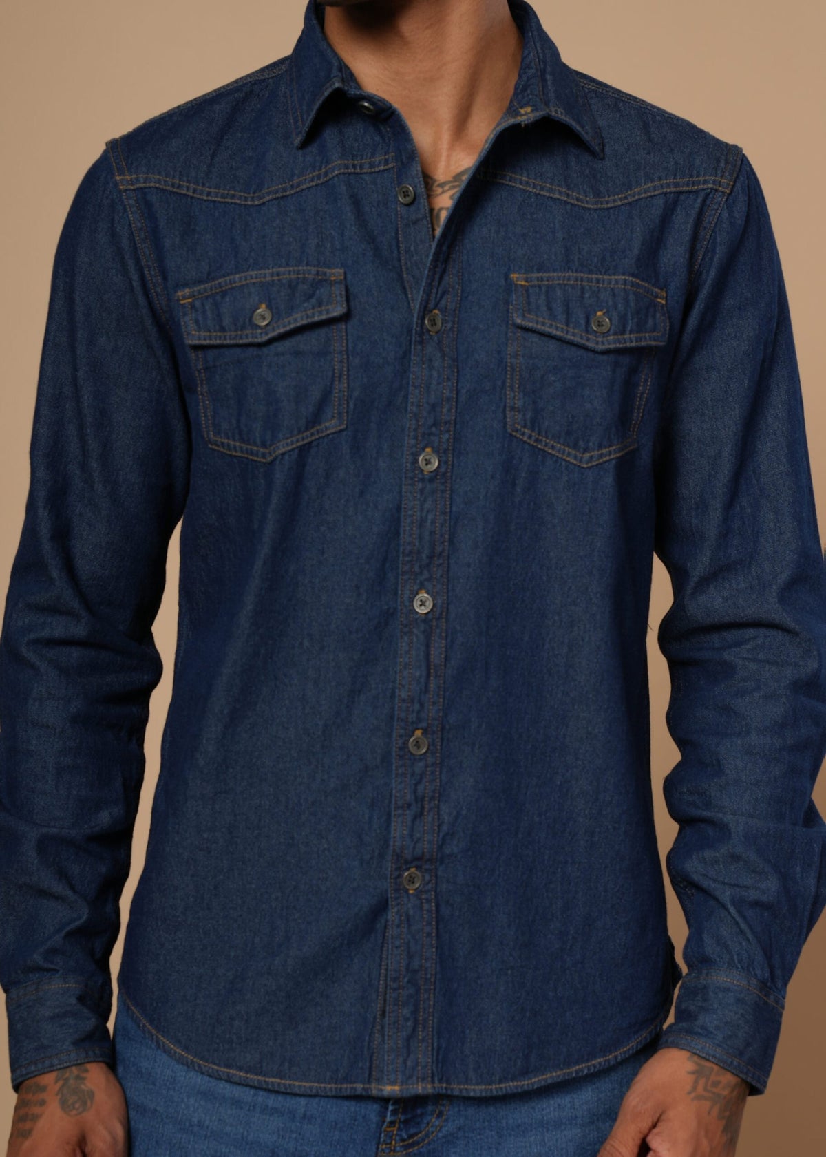 Vintage Denim Shirt - Macho Blue