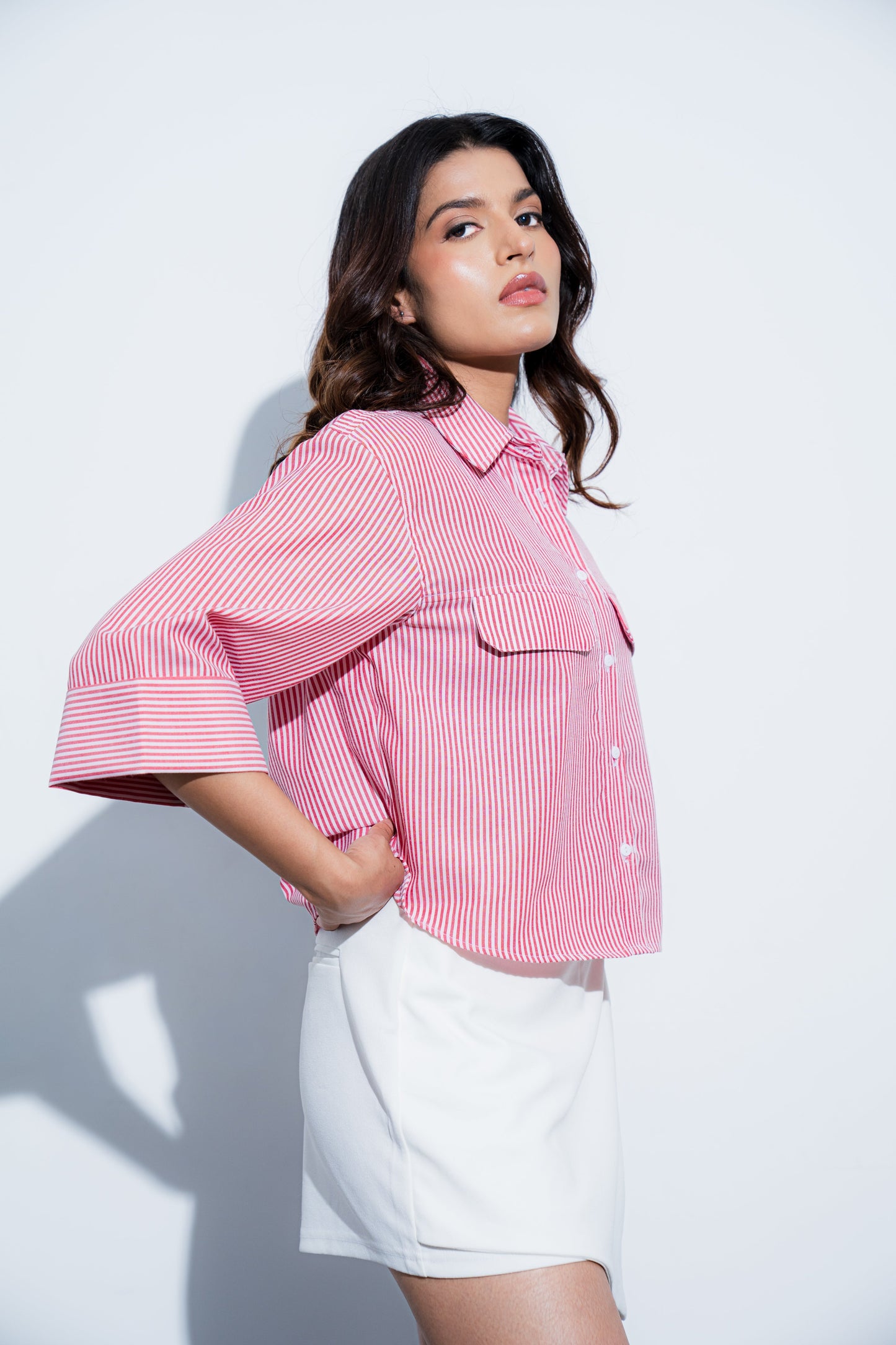 Boxy Striped Shirt