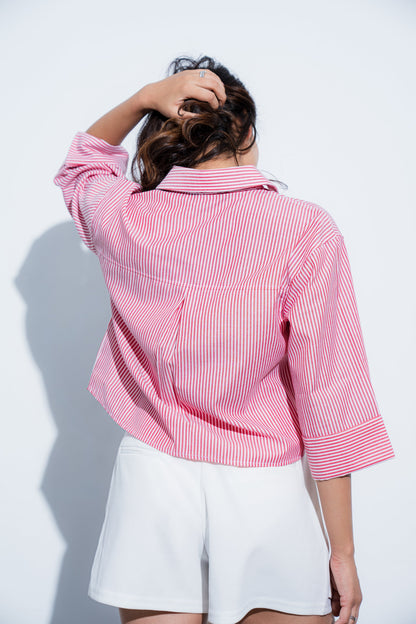 Boxy Striped Shirt