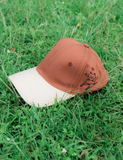 Brown & Beige Cap