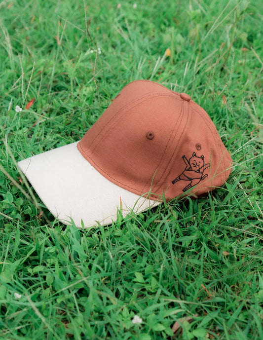 Brown & Beige Cap