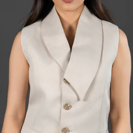 Beige Waistcoat
