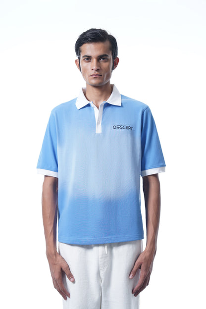 Cloud Break Boxy Polo