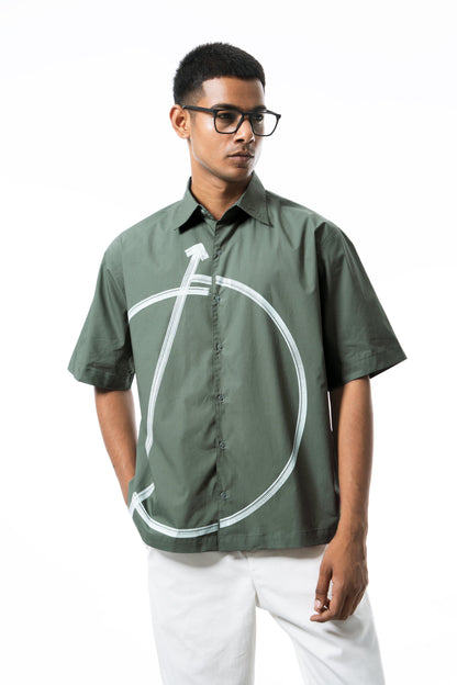 Symbol Stroke Relaxed Shirt