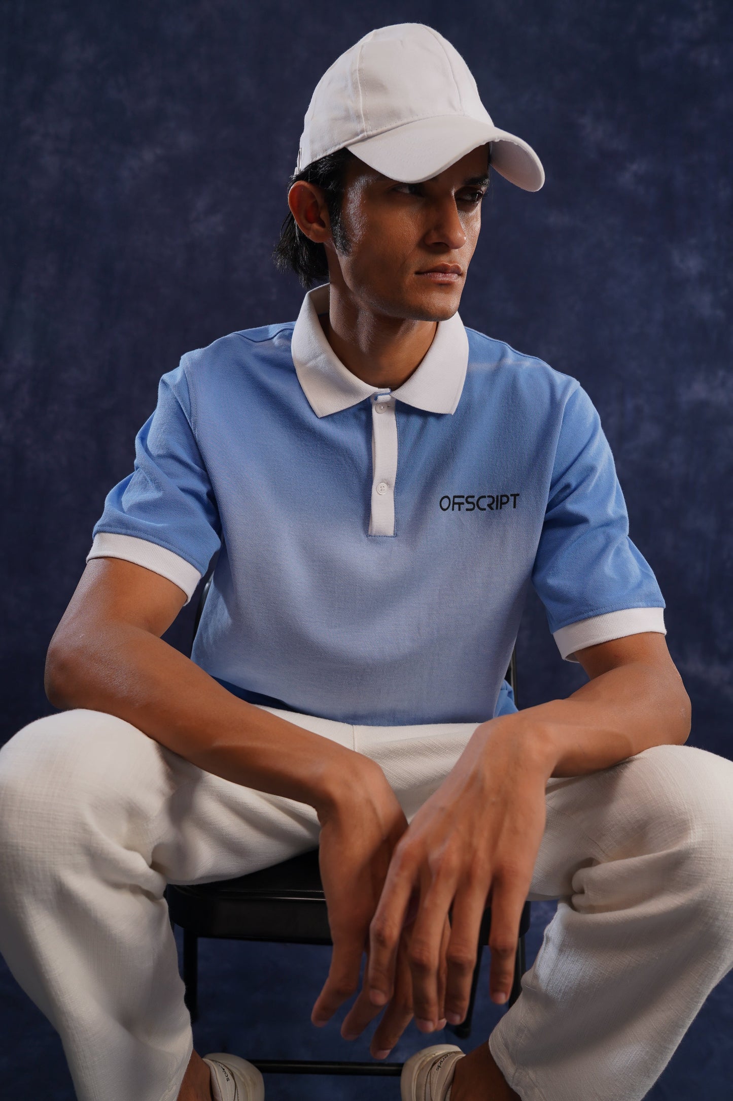 Cloud Break Boxy Polo
