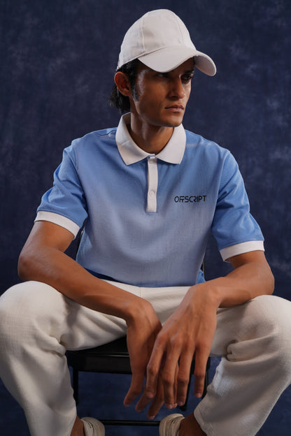 Cloud Break Boxy Polo