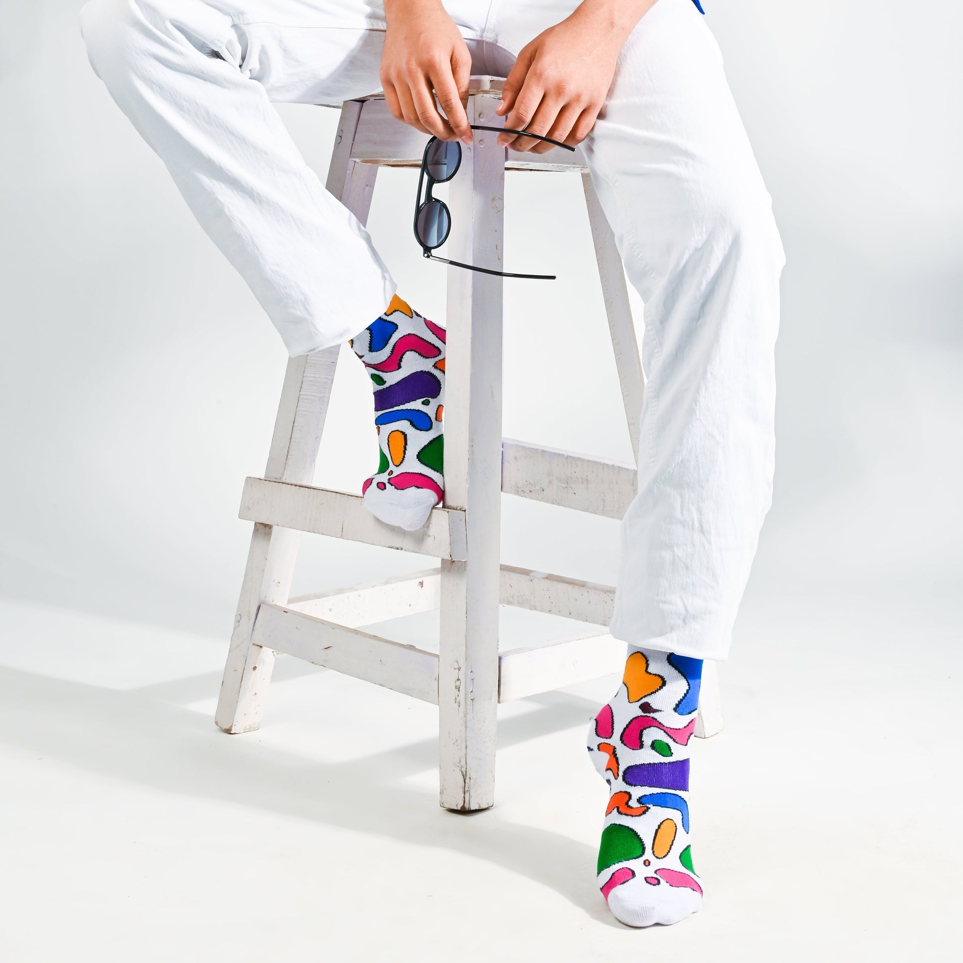 Colour Blast - Crew Length Socks NOFOMO