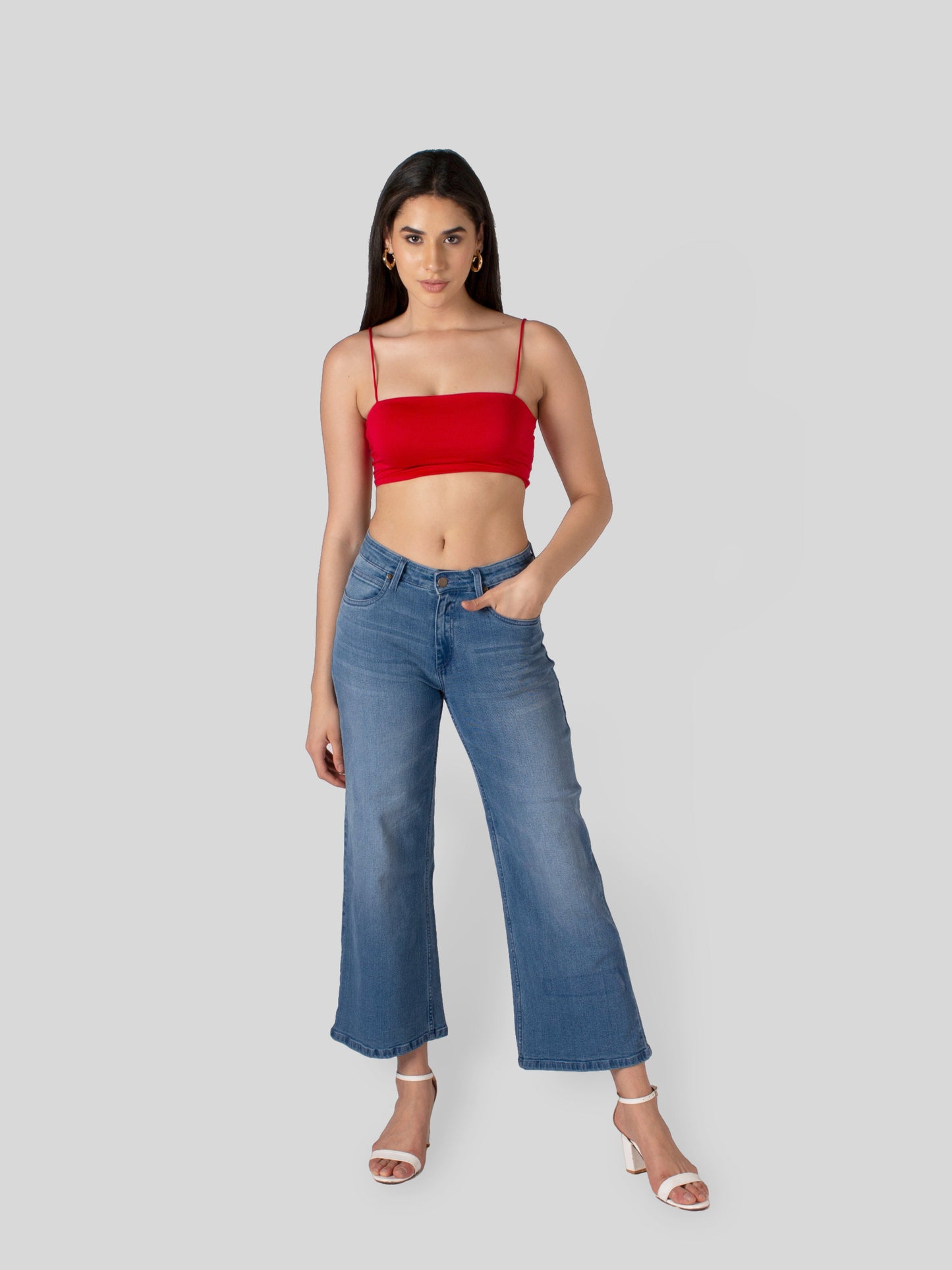 Buy Blue Demin Jeans For Women