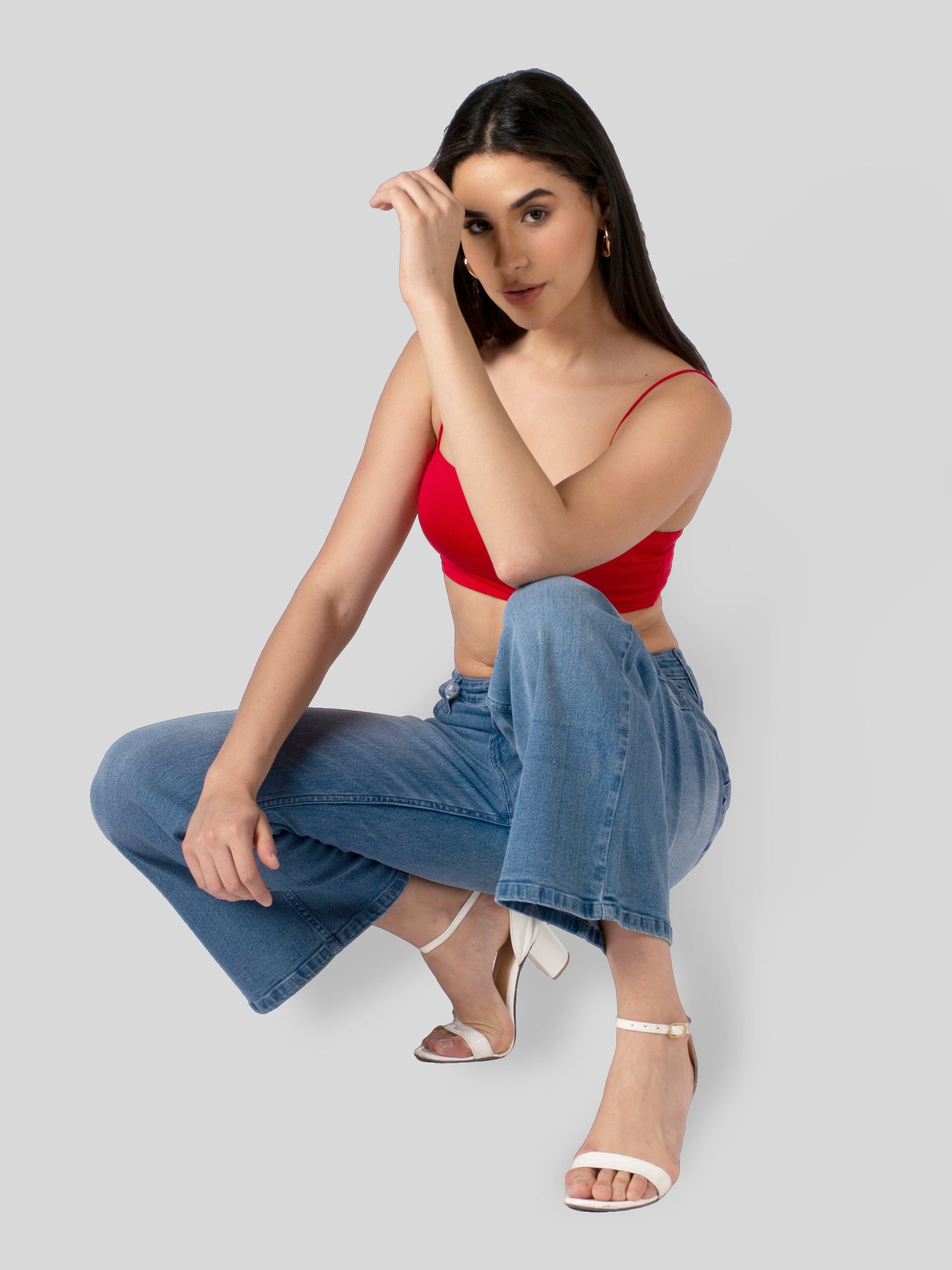 Buy Blue Demin Jeans For Women