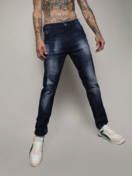 Distressed Denim Jeans