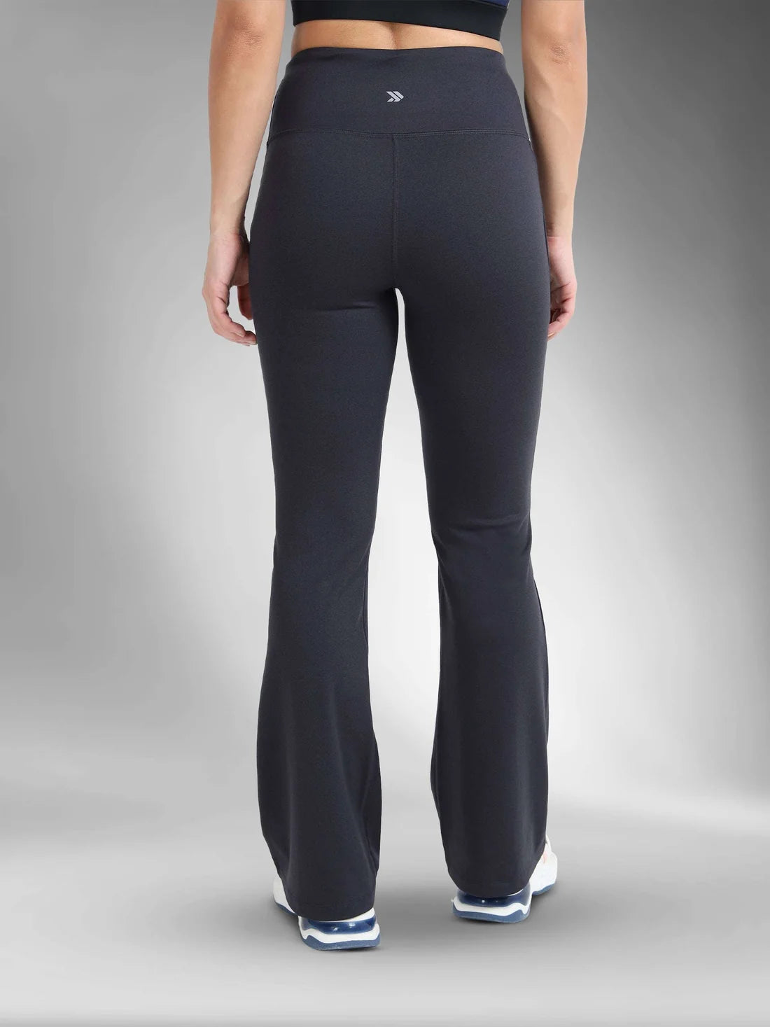 High Waist All Day Flare Pant Regular-Dark Grey Heather