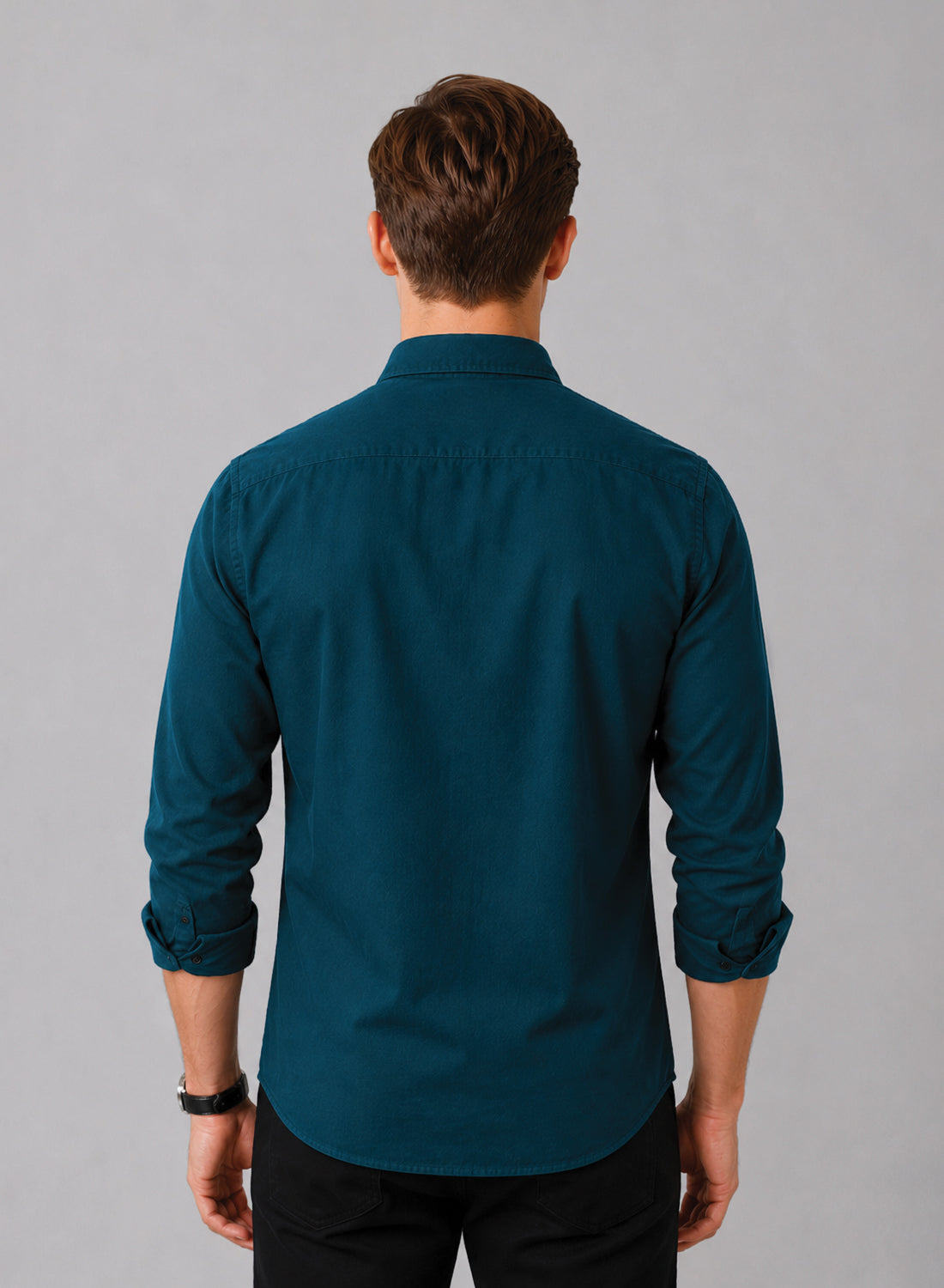 ADRO Premium Oxford Cotton Casual Shirt – Deep-Teal