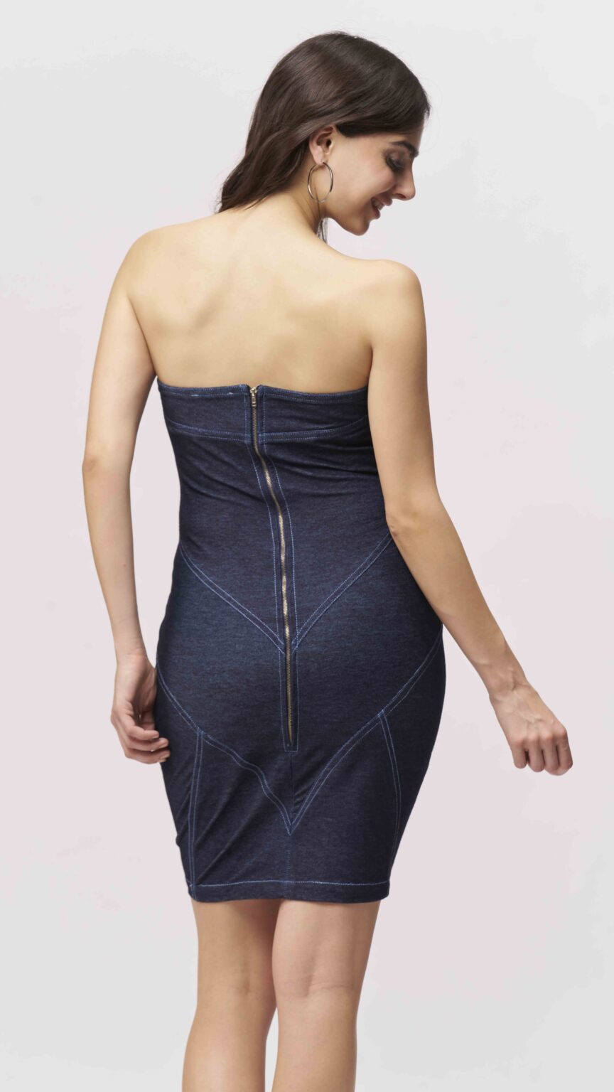 Starpless Denim Bodycon