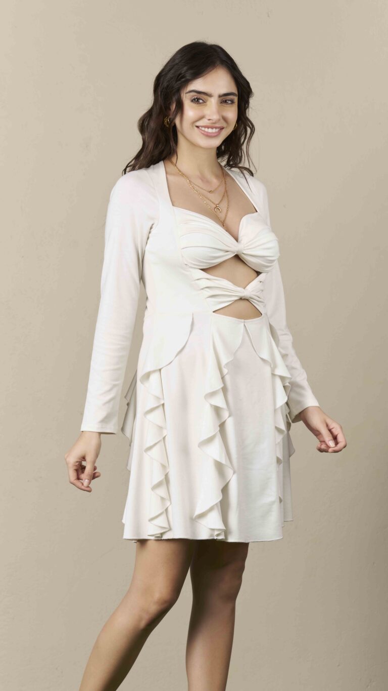 Bows 'n' Frills Flare Dress