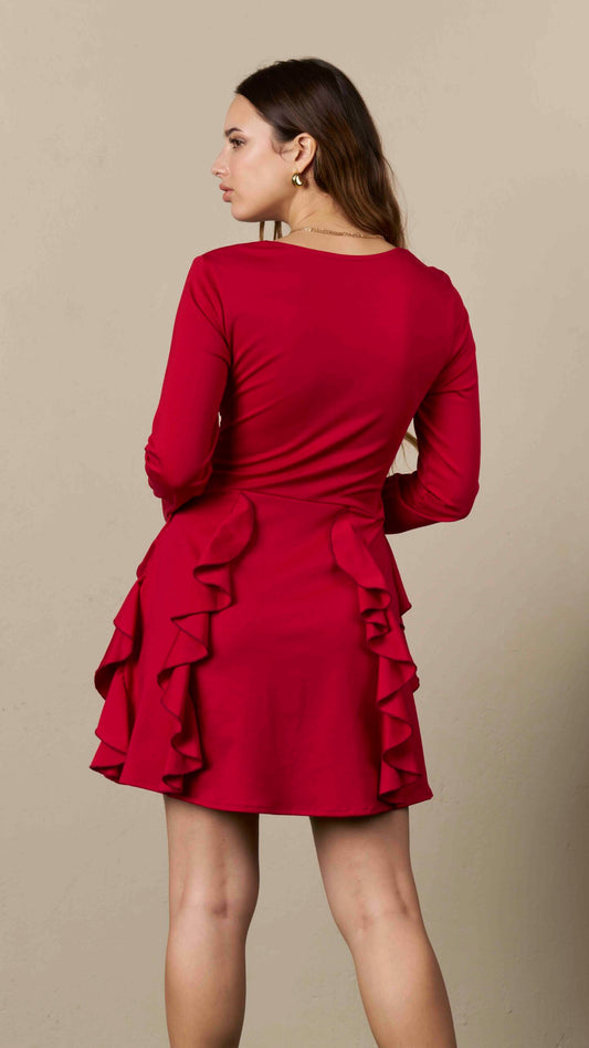 Bows 'n' Frills Flare Dress