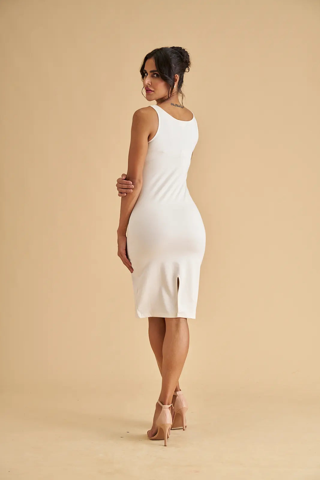 Cotton Bodycon Slip Dress