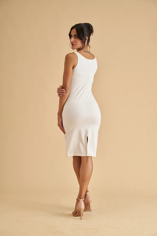 Cotton Bodycon Slip Dress