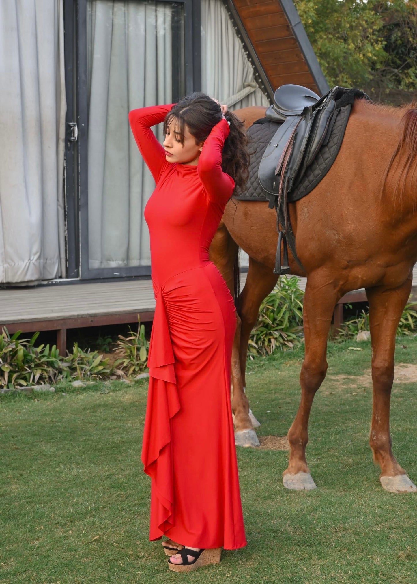 Helen Drape Dress