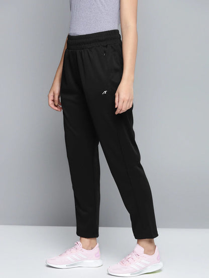 Alcis Women Solid Black Track Pant