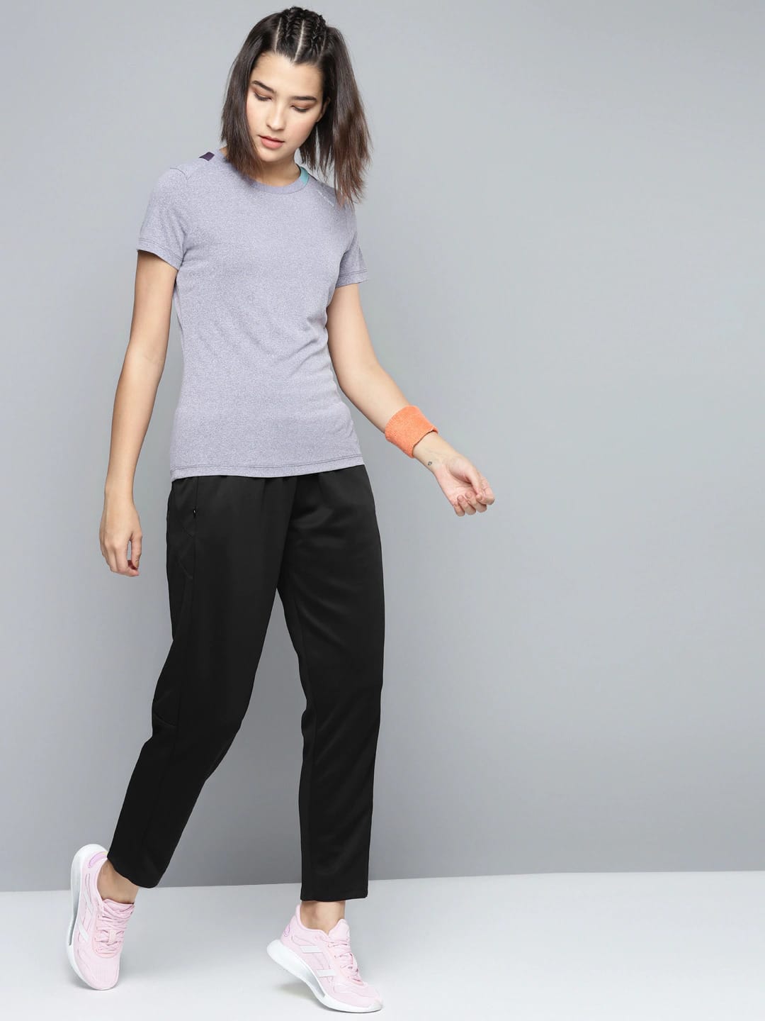 Alcis Women Solid Black Track Pant