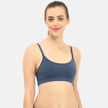 Enerve Girls Non-Padded Non-Wired Full Coverage Beginners Bra