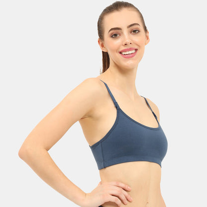 Enerve Girls Non-Padded Non-Wired Full Coverage Beginners Bra