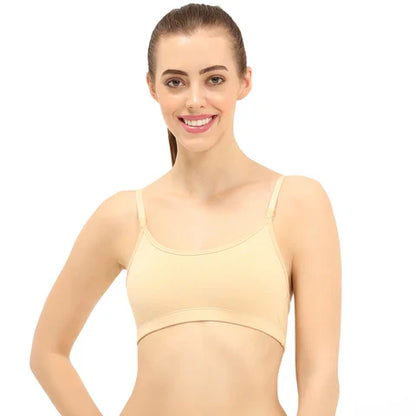 Nude beginners bra Envie girls non padded non wired full coverage comfortable training bra for daily wear