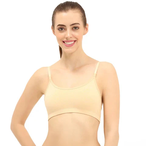Nude beginners bra Envie girls non padded non wired full coverage comfortable training bra for daily wear
