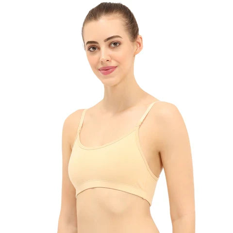 Nude beginners bra Envie girls non padded non wired full coverage comfortable training bra for daily wear