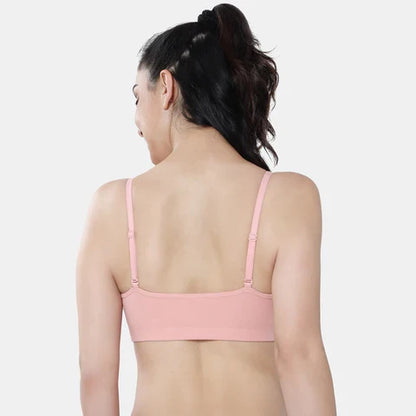 Peach beginners bra Envie girls non padded non wired full coverage comfortable training bra for daily wear