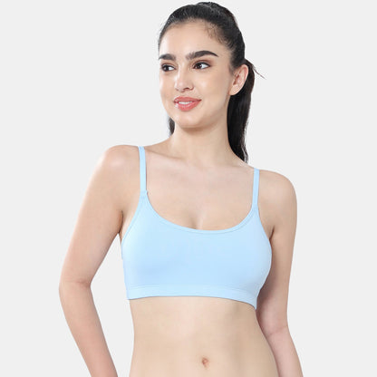 Enerve Girls Non-Padded Non-Wired Full Coverage Beginners Bra