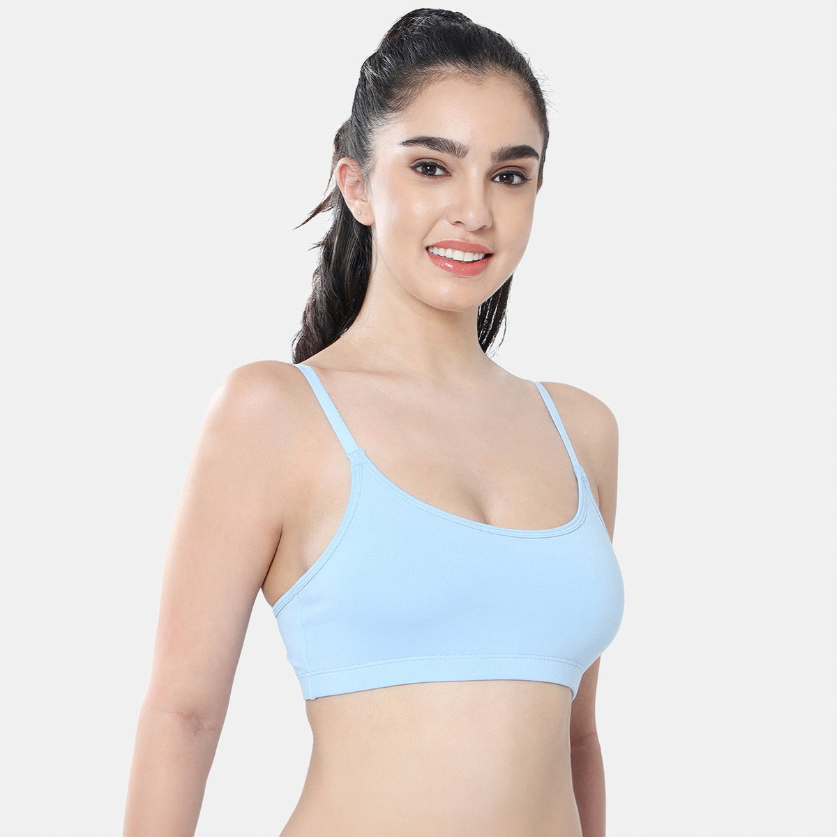Enerve Girls Non-Padded Non-Wired Full Coverage Beginners Bra