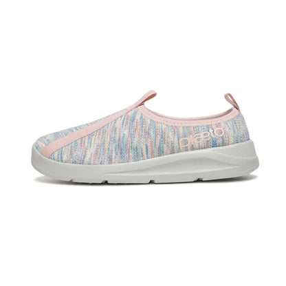 Women's EZPlay Pink & Grey Knit Slip-Ons